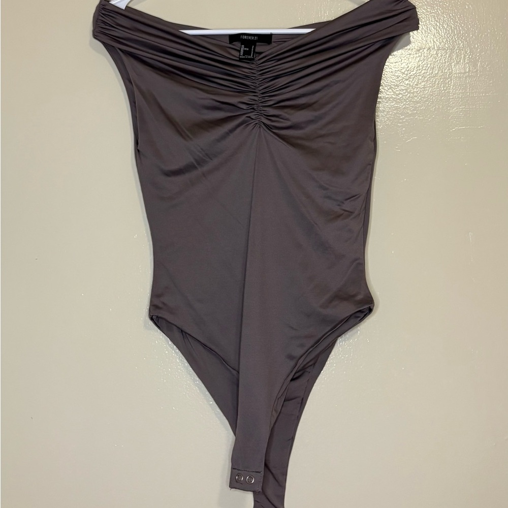 FOREVER 21 Grey Bodysuit